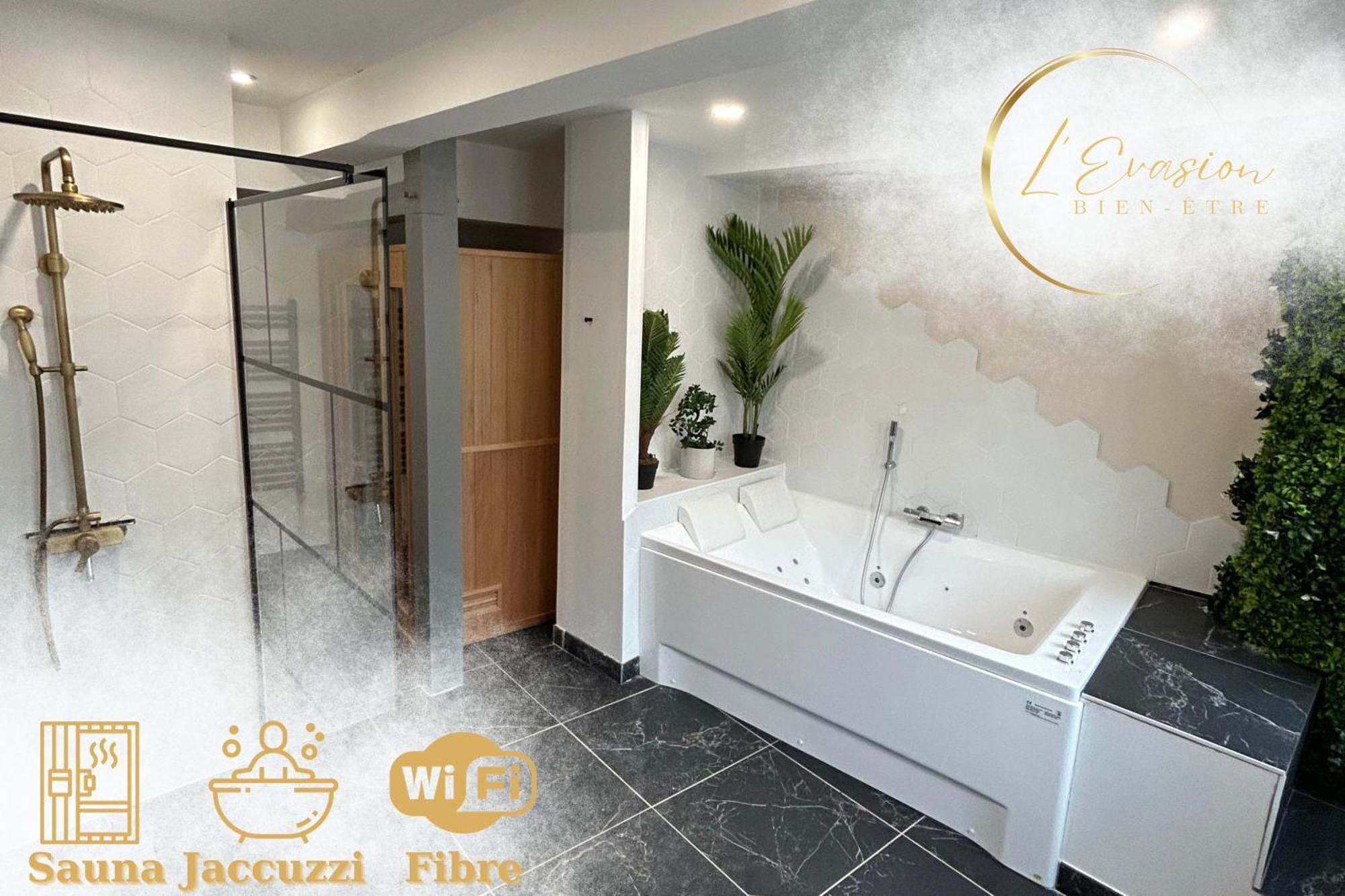 L'Evasion Amboise, Sauna Jacuzzi Exteriör bild